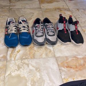 New balance sneakers size 4; Nike size 4.5